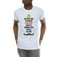 thumbnail image 3 of Elf Mens Christmas Cheer Text T-Shirt, 3 of 5