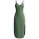 thumbnail image 4 of Vestido Largo de Manga Larga para las Mujeres Color Sólido Cuello Redondo Suelto Medio Ternera Vestido de Noche, Vestido Casual de Manga Larga para las Mujeres, 4 of 5