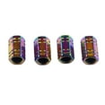 thumbnail image 1 of 4 Pièces Multi-Couleurs Pneu Pneu Roue Valve Valve Valve Hexagonale Bouchon, 1 of 7