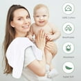 thumbnail image 6 of QZS Reusable Muslin Burp Cloths Sets,19.7x9.8In White Portable 6 Absorbent Layers Face Towels for Home,Indoor(6Pack), 6 of 6