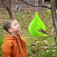 thumbnail image 4 of Fwttom Bird Feeders for Outdoors, Teardrop Shaped Hanging Wild Bird Feeders, Decorative Feeders for Garden, Patio & Backyard, Green, 4 of 6