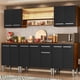 thumbnail image 2 of Cocina Integral Madesa Emilly Smile 233cm Marrón/Negro, 2 of 10