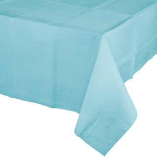 Opalescent White Paper Tablecloths, 3 Count