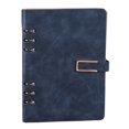 thumbnail image 1 of SNNROO Durable Office & Student Organizer Executive Leather-Like 6-Ring Binder Notebook, 1 of 5