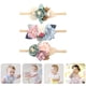 thumbnail image 4 of EeaseMX 3 diademas de flores para bebé, adorables tocados elásticos, accesorio para el cabello para bebé., 4 of 7