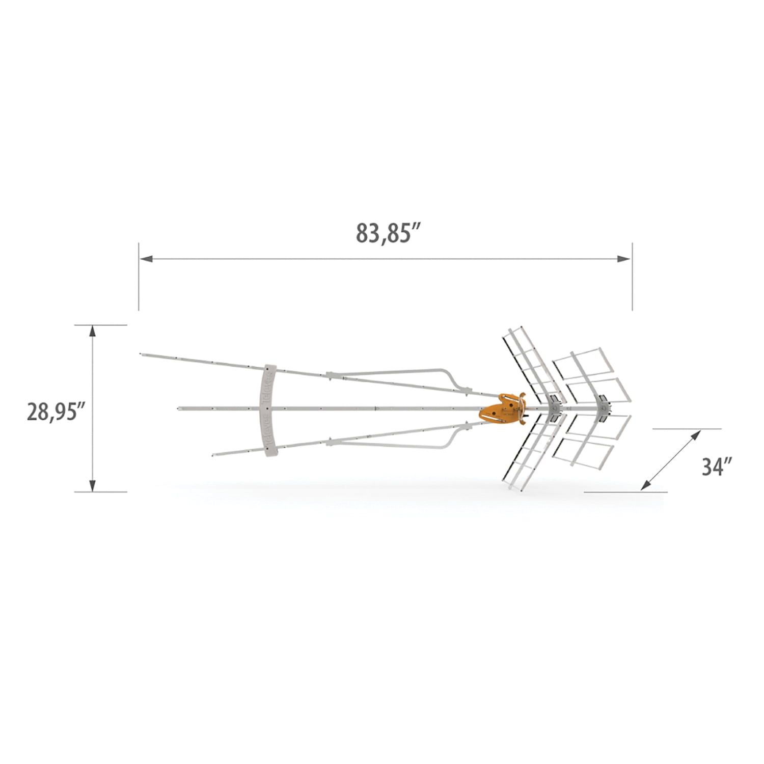 Televes DAT BOSS LR Mix Repack Ready Antenna, 149884