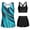 Light Blue, variant on 3 Piece Tankini Swimsuits for Women Tummy Control Bathing Suits Swim Tank Top with Bra Boy Shorts Teen Swimwear 2026 Yellow 3XL