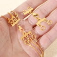 thumbnail image 2 of Necklace Layering Clasps, 2 PCS Multi Strand Connectors, Stainless Steel Necklace Separator Multi Strand Clasp for Stackable Necklaces and Chains,Silver, 2 of 4