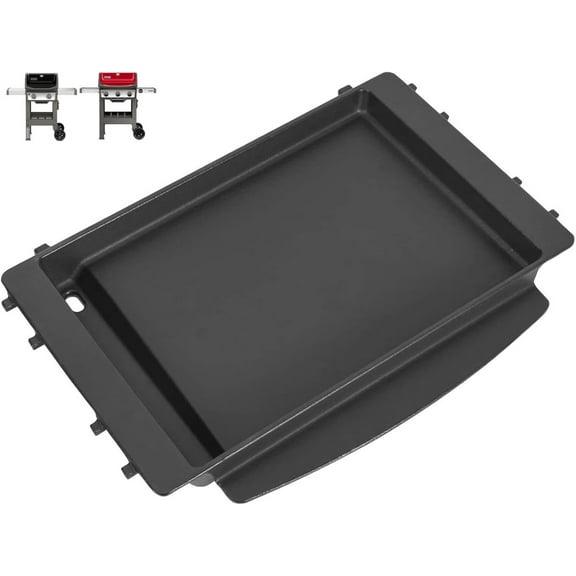 7658 Griddle Insert for Weber Spirit 2 Grill Replacement Parts for Weber GS4 Spirit II/I 200 & 300 SER Spirit 2 E310 E210, Genesis Silver B/C 1000-5000, Enameled Cast Iron Griddle Plate 7597
