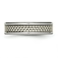 thumbnail image 4 of Auriga Fine Jewelry Titanium w/Grey Carbon Fiber Inlay 6mm Band for Men Size- 10, 4 of 6