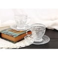 thumbnail image 3 of Juego de tazas de té cosnou Vintage Glass de 210 ml con platillos, 6 unidades, 3 of 7