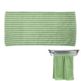 thumbnail image 6 of Dznils 100% Cotton Striped Hand Towels for Bathroom, Ultra Soft Absorbent, 13" x 30", Green, 2 Count, 6 of 12