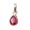 ruby, variant on Real 925 Sterling Silver Pendant For Women Men, Natural Rainbow Moonstone Pear Gemstone Unique Handcrafted June Birthstone Jewelry