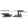 thumbnail image 3 of Mount-It! Corner Sit Stand Standing Desk Converter, 3 of 8