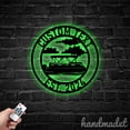 thumbnail image 4 of Handmadetneonsign Boat Lake Metal Wall Art Light, Captain Metal Sign Wall Decor, Sailor Metal Decor 52377, 4 of 5
