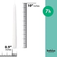 thumbnail image 2 of 8717847092045 Bougie Effilée - Blanc, Boîte de 100, 2 of 8