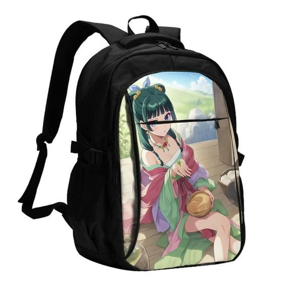 The Apothecary Diaries Large Travel Laptop Backpack With Usb Charging Port Business Computer Bag For Men Women College Backpacks