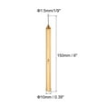 thumbnail image 2 of Uxcell 2pcs Pin Punch 1.5mm(1/9") 150mm Length Metric Non-marring Alloy Steel Cylindrical Alignment Punch Drive Pin Tools for Automotive Watch Repair Jewelry Craft, 2 of 6