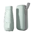 thumbnail image 2 of Mini Compact Travel Sun Umbrella with Case - Small UV Protection Umbrella, Lightweight Portable Windproof Parasol for Women, Men & Kids, Square Box Design, 2 of 4