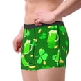 thumbnail image 2 of Uemuo St Patrick's Day2 Pattern Men's Boxer Briefs,Trunk Anti-Chafing,Comfortable, Durable, and Stylish Underwear-X-Large, 2 of 9