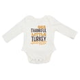 thumbnail image 3 of Unisex Little Turkey Thanksgiving Baby Clothes Outfit Set (9M, Beige), 3 of 5