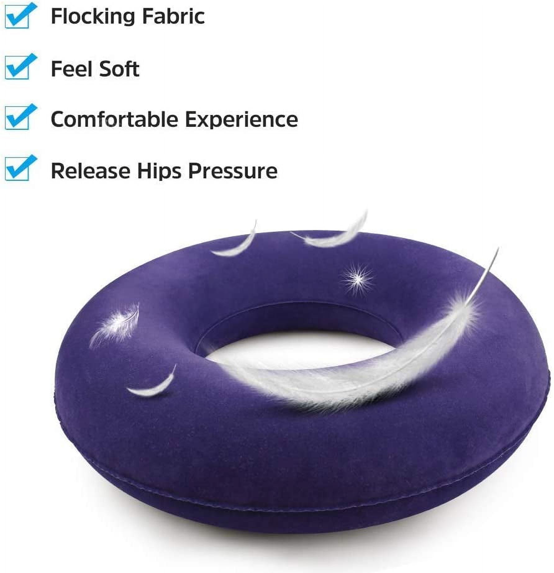 ESTELLEF Donut Pillow U-Shaped Slow Rebound Seat Cushion - Memory Foam Butt  Pillow Relief Postpartum,Coccyx Pain,Sciatica,Hemmoroid,Pregnancy and