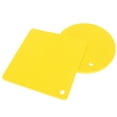 thumbnail image 2 of 5 PCS 2 Ronds 3 Carrés en Silicone Nid d'Abeille Tapis Polyvalents pour les Tables de Plats Chauds Jaune, 2 of 12