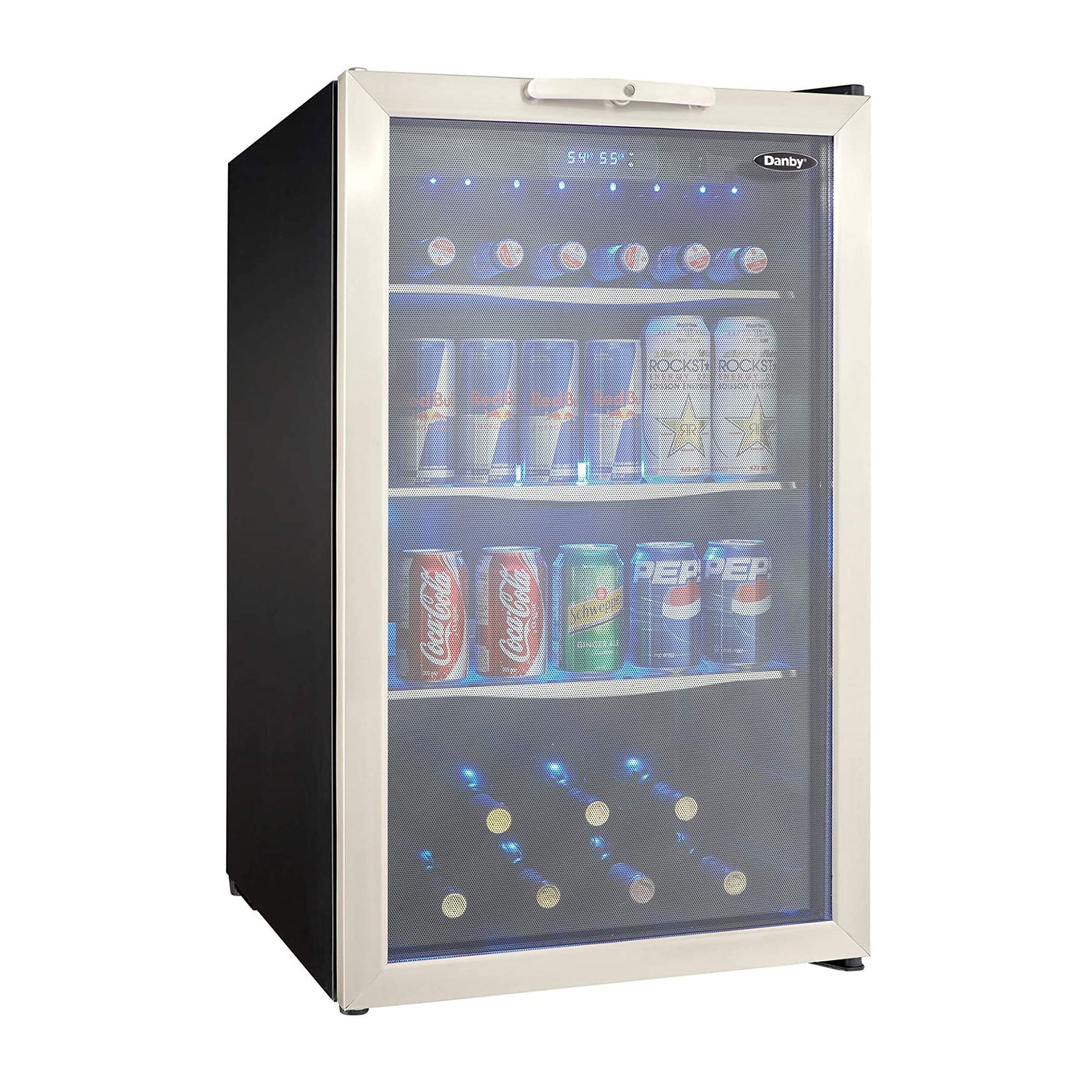 Danby DBC039A1BDB 4.3 Cu Ft 124 Can Capacity Beverage Mini Refrigerator