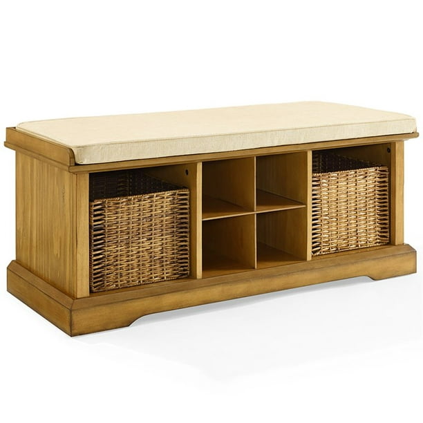 Crosley Furniture Brennan Entryway Storage Bench - Walmart.com ...