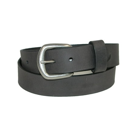 Size 34 Mens Oil Tanned Pull Up Leather Belt with Removable Buckle,