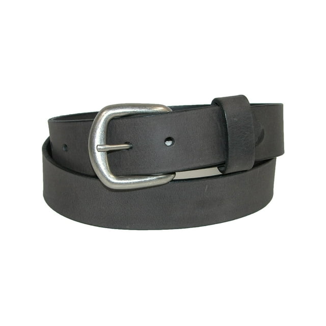 Boston Leather Oil Tanned Leather Belt with Removable Buckle (Men's)