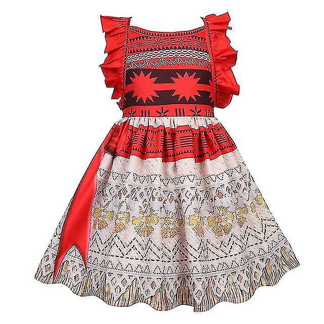Disfraz de Vaiana para fiesta de Halloween, disfraz de princesa para niña pequeña, disfraz de Vaiana para niños