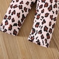 thumbnail image 7 of FAOWME Big Girls Outfits Long Sleeve Crew Neck Cute Cat Print Top And Leopard Print Pants Casual Soft Comfortable Sets For Daily Wear Red 7-8 Years, 7 of 7