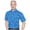Mint/Strong Blue, variant on Monterey Club Men's Short Sleeve Animal Print Golf Polo Shirt #3526