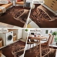 thumbnail image 6 of Coffee Beans 3'x5' Washable Rug, Dark Brown Falling Cafe Bean Sacks Modern Non-Slip Area Rugs for Entryway Kitchen Classroom, StainResistant Dorm Throw Carpet, Low Pile Soft Indoor Floor Mat, 6 of 9