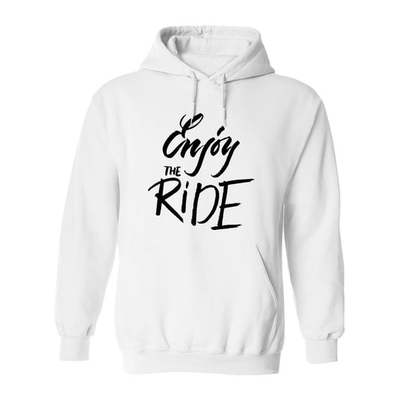 Enjoy The Ride. Hoodie Men -Image by Shutterstock, Male x-Large