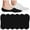 Black, variant on qolati 6 Pack No Show Socks for Men Women Solid Stretch Soft Comfort Low Cut Athletic Running Socks Moistures-Wicking Invisible Thin Sports Socks