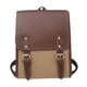 thumbnail image 4 of Mochila de Cuero Yuyangstore Mochila universitaria caqui, 4 of 8