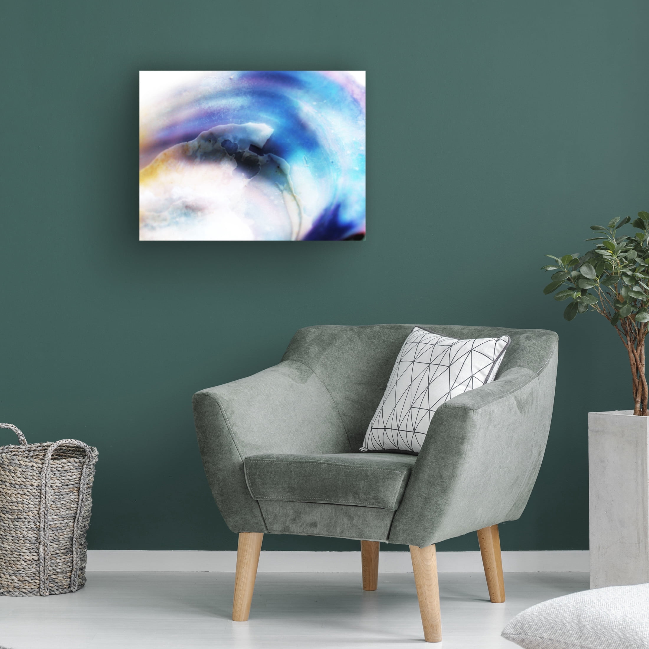 Canvas Wall Art - Clive Branson 'Sea Shell' Wall Art for Living Room, Bedroom, or Office Décor by Trademark Fine Art - 32 x 24 Inches