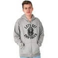 thumbnail image 5 of Get Ship Faced Drinking Alcohol Funny Zip Up Hoodie Men's Women's Brisco Brands L, 5 of 5