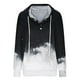 thumbnail image 3 of Pntutb Sudadera de manga larga con capucha y teñido anudado para mujer Blusa informal Tops Pntutb Pntutb-998, 3 of 8