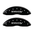 thumbnail image 2 of MGP 4 Caliper Covers Engraved Front & Rear Envoy Black finish silver ch, 2 of 6