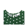 thumbnail image 6 of Seyurigaoka Summer Family Matching Dress, Mother and Daughter Short Sleeve Waist Tie Dots Print Dress, 6 of 9