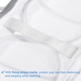 thumbnail image 6 of Uxcell 11.8x6.7Inch Rectangle Mesh Laundry Bags Bra Washing Bag for Underwear, Gray Zipper, 6 of 6