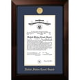 thumbnail image 2 of Campus Images CGCLG002 10 x 14 in. Patriot Frames Coast Guard Certificate Legacy Black Cherry Frame with Silver Medallion, 2 of 2