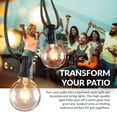 thumbnail image 4 of Newhouse Lighting 25 ft. Weatherproof Party String Lights, Black, 4 of 7