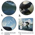 thumbnail image 3 of Designart "Majestic Orcas White and Black Marine Animals" Marine Animals Canvas Wall Art, 3 of 5