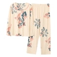 thumbnail image 1 of REDHOTYPE Pyjama Fantaisie à Fleurs pour Femme, Printemps Automne, Maman, Manches Longues, Coton, Col Rond, Automne pour Femme, Grande Taille, Tenue d'Intérieur, 1 of 2