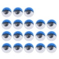 thumbnail image 1 of 100 pestañas de 10 mm, ojos saltones y móviles para juguetes, manualidades y decoración (azules), 1 of 7