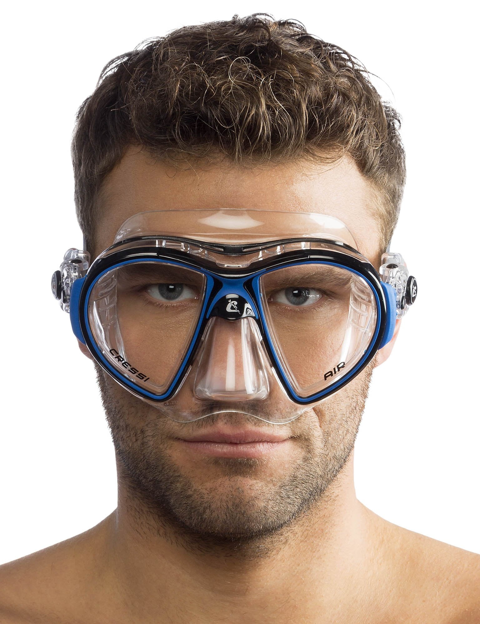 Snorkelling Mask Black/White 8022983068077 Cressi Cressi Air Crystal Diving 